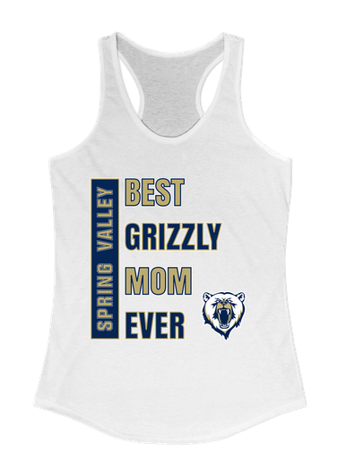 Spring Valley Grizzlies Best Grizzly Mom Women's Tank Top