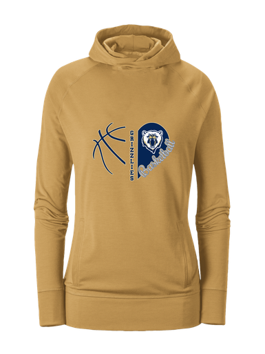 Spring Valley Grizzlies Heart Basketball Women's Hoodie