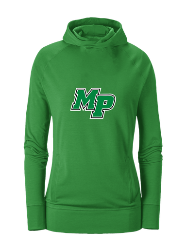Myers Park Mustangs Script MP Mascot #1 Women's Hoodie
