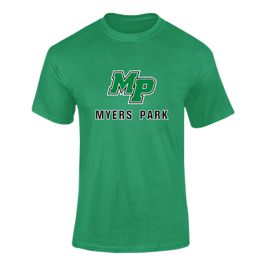 Myers Park Mustangs Script MP Mascot #2 Men's Premium SS T-Shirt
