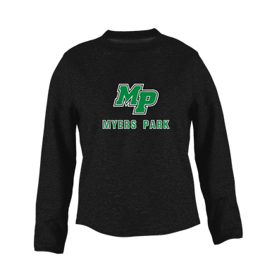 Myers Park Mustangs Script MP Mascot #2 Women's Sweatshirt