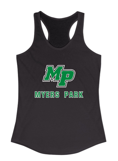 Myers Park Mustangs Script MP Mascot #2 Women's Tank Top