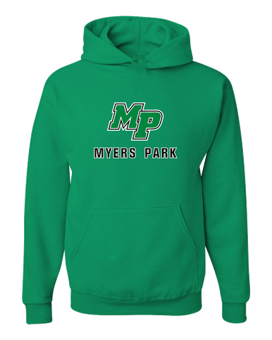 Myers Park Mustangs Script MP Mascot #2 Men's Premium Hoodie