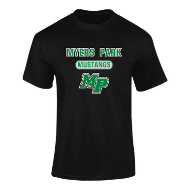 Myers Park Mustangs Script MP Mascot #3 Men's Premium SS T-Shirt
