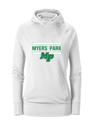 Myers Park Mustangs Script MP Mascot #4 Women's Hoodie