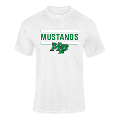 Myers Park Mustangs Script MP Mascot #5 Men's Premium SS T-Shirt