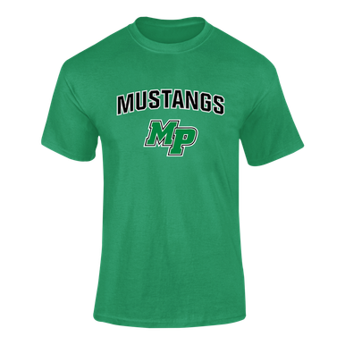 Myers Park Mustangs Script MP Mascot #6 Men's SS T-Shirt