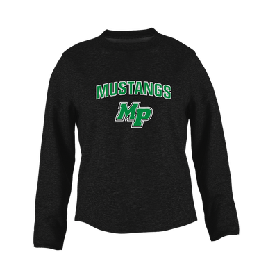 Myers Park Mustangs Script MP Mascot #6 Women's Sweatshirt