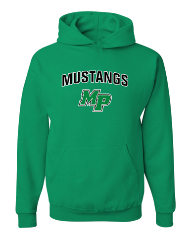 Myers Park Mustangs Script MP Mascot #6 Men's Premium Hoodie