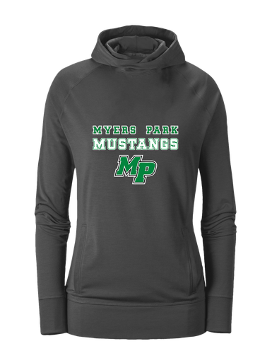 Myers Park Mustangs Script MP Spirit Women's Hoodie