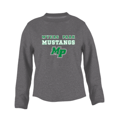 Myers Park Mustangs Script MP Spirit Women's Sweatshirt