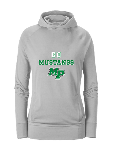 Myers Park Mustangs Script MP Go Team Women's Hoodie