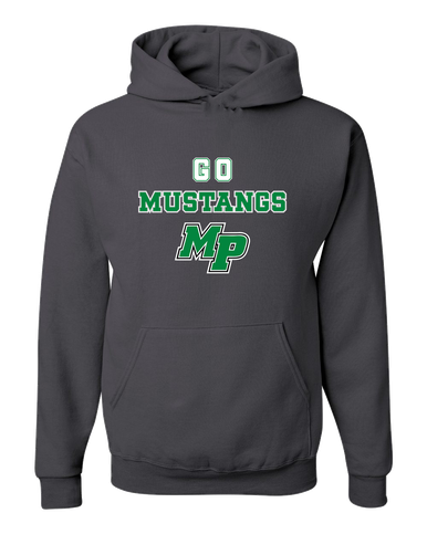 Myers Park Mustangs Script MP Go Team Men's Premium Hoodie