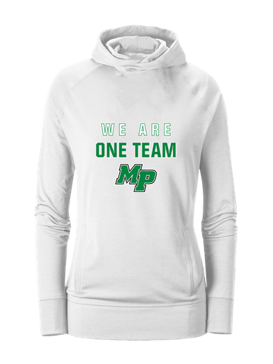 Myers Park Mustangs Script MP We Are One Team Women's Hoodie