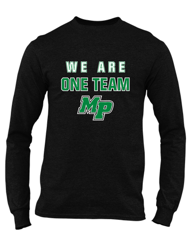 Myers Park Mustangs Script MP We Are One Team Men's Premium LS T-Shirt