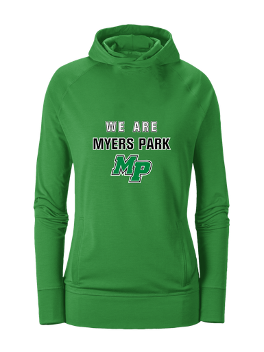 Myers Park Mustangs Script MP We Are Women's Hoodie