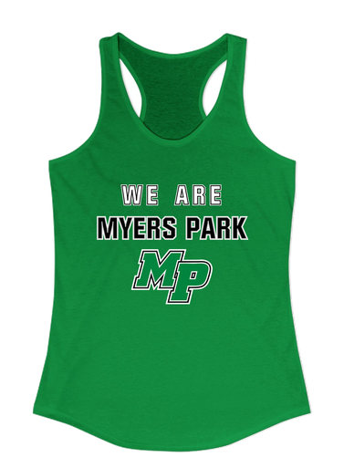 Myers Park Mustangs Script MP We Are Women's Tank Top