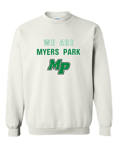 Myers Park Mustangs Script MP We Are Men's Sweatshirt