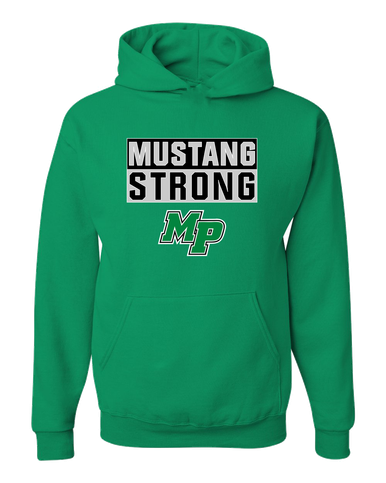 Myers Park Mustangs Script MP Strong #1 Men's Premium Hoodie