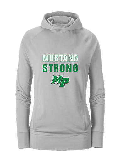 Myers Park Mustangs Script MP Strong #2 Women's Hoodie