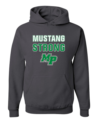 Myers Park Mustangs Script MP Strong #2 Men's Premium Hoodie
