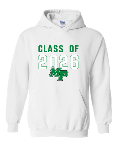 Myers Park Mustangs Script MP Class of 2026 Men's Hoodie