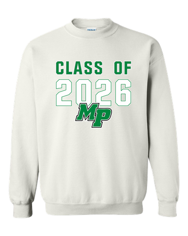Myers Park Mustangs Script MP Class of 2026 Men's Sweatshirt