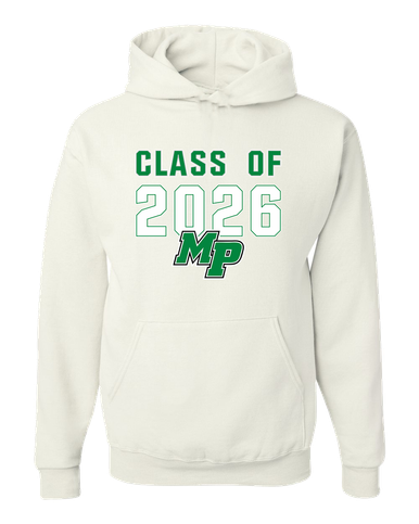 Myers Park Mustangs Script MP Class of 2026 Men's Premium Hoodie