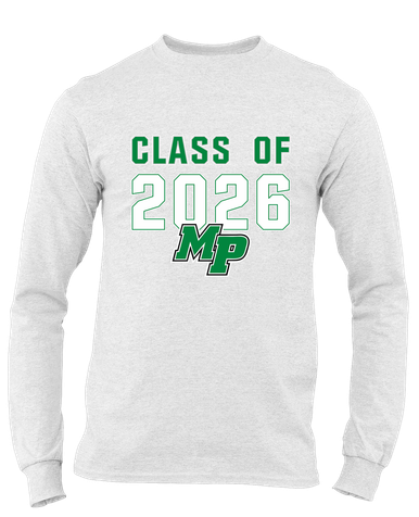 Myers Park Mustangs Script MP Class of 2026 Men's LS T-Shirt
