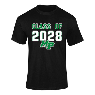 Myers Park Mustangs Script MP Class of 2028 Men's Premium SS T-Shirt