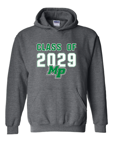 Myers Park Mustangs Script MP Class of 2029 Men's Hoodie