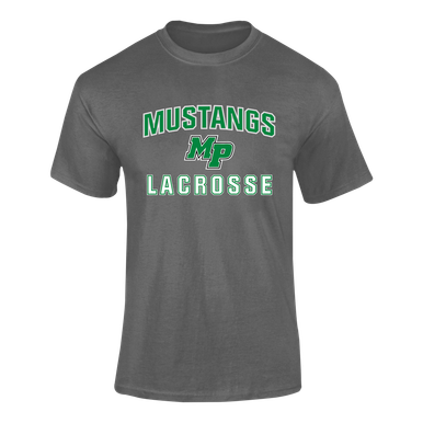 Myers Park Mustangs Script MP Lacrosse Men's SS T-Shirt