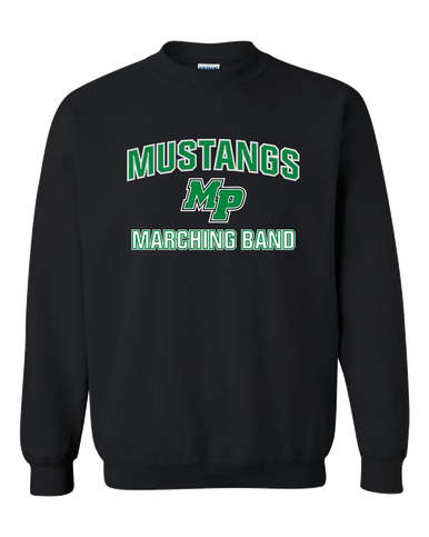Myers Park Mustangs Script MP Marching Band Men's Sweatshirt