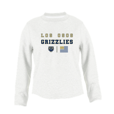 Los Osos Grizzlies Spirit Flag Women's Sweatshirt