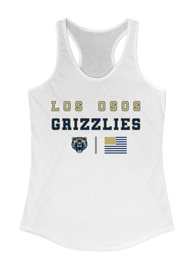 Los Osos Grizzlies Spirit Flag Women's Tank Top