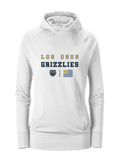 Los Osos Grizzlies Spirit Flag Women's Hoodie