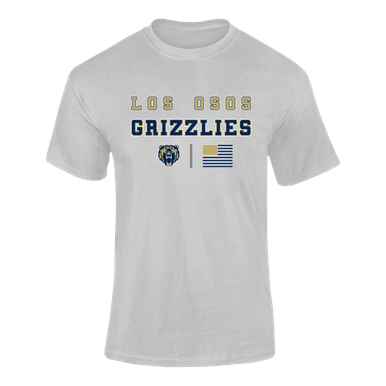 Los Osos Grizzlies Spirit Flag Men's Premium SS T-Shirt