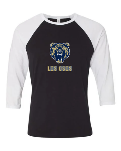 Los Osos Grizzlies Mascot #2 Women's Baseball T-Shirt