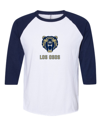 Los Osos Grizzlies Mascot #2 Men's Baseball T-Shirt