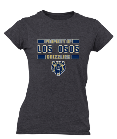 Los Osos Grizzlies Property Of Women's Premium SS T-Shirt