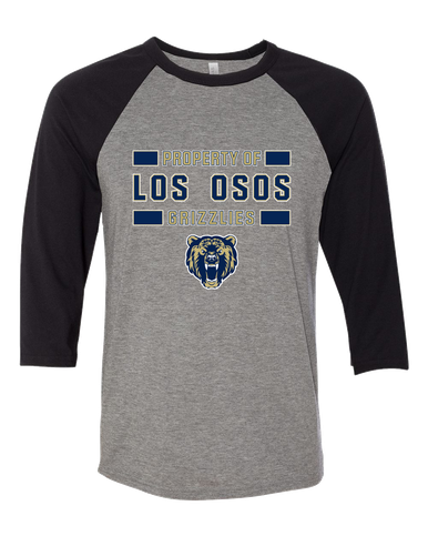 Los Osos Grizzlies Property Of Women's Baseball T-Shirt