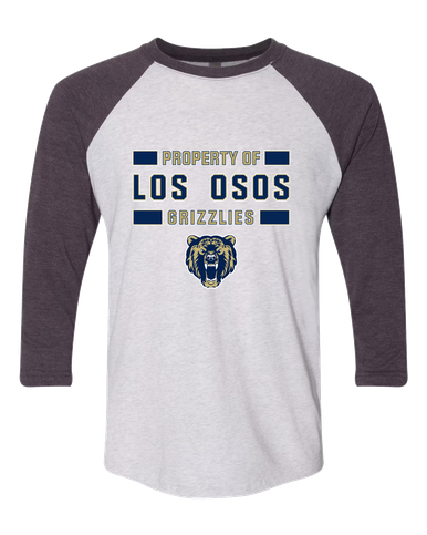 Los Osos Grizzlies Property Of Men's Baseball T-Shirt