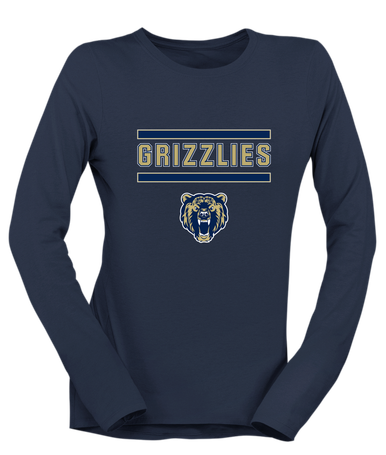 Los Osos Grizzlies Mascot #5 Women's LS T-Shirt