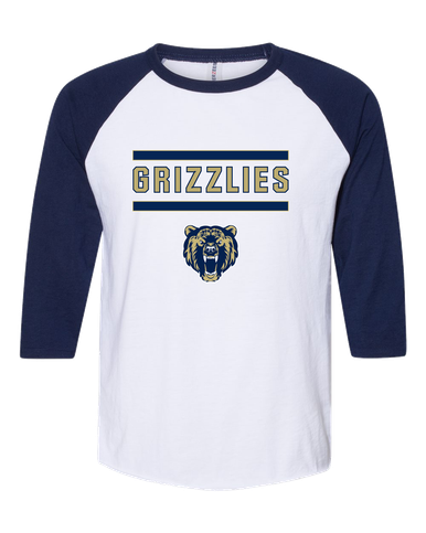 Los Osos Grizzlies Mascot #5 Women's Baseball T-Shirt