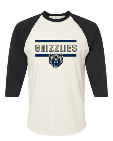 Los Osos Grizzlies Mascot #5 Men's Baseball T-Shirt