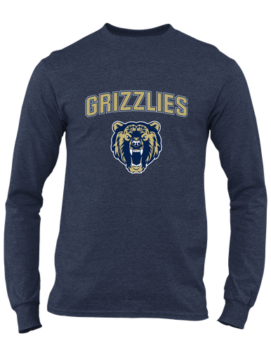 Los Osos Grizzlies Mascot #6 Men's LS T-Shirt