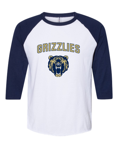 Los Osos Grizzlies Mascot #6 Men's Baseball T-Shirt