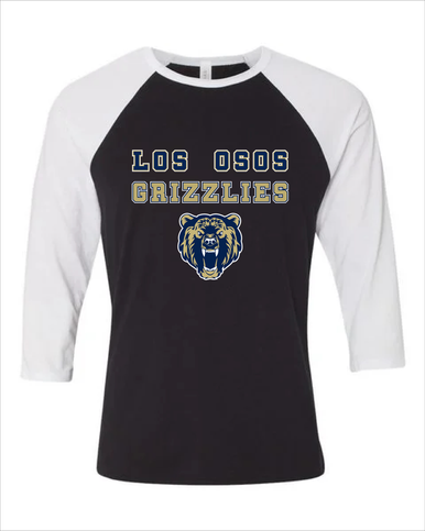 Los Osos Grizzlies Spirit Men's Baseball T-Shirt