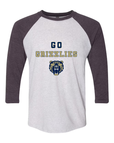 Los Osos Grizzlies Go Team Men's Baseball T-Shirt