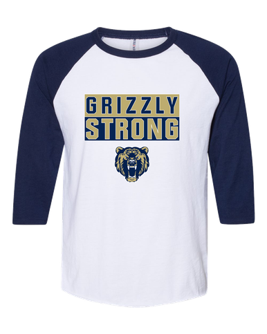 Los Osos Grizzlies Strong #1 Men's Baseball T-Shirt